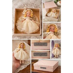1950s Storybook Dolls “Sunday’s Child” #186 Doll w/ Box Blonde Vintage